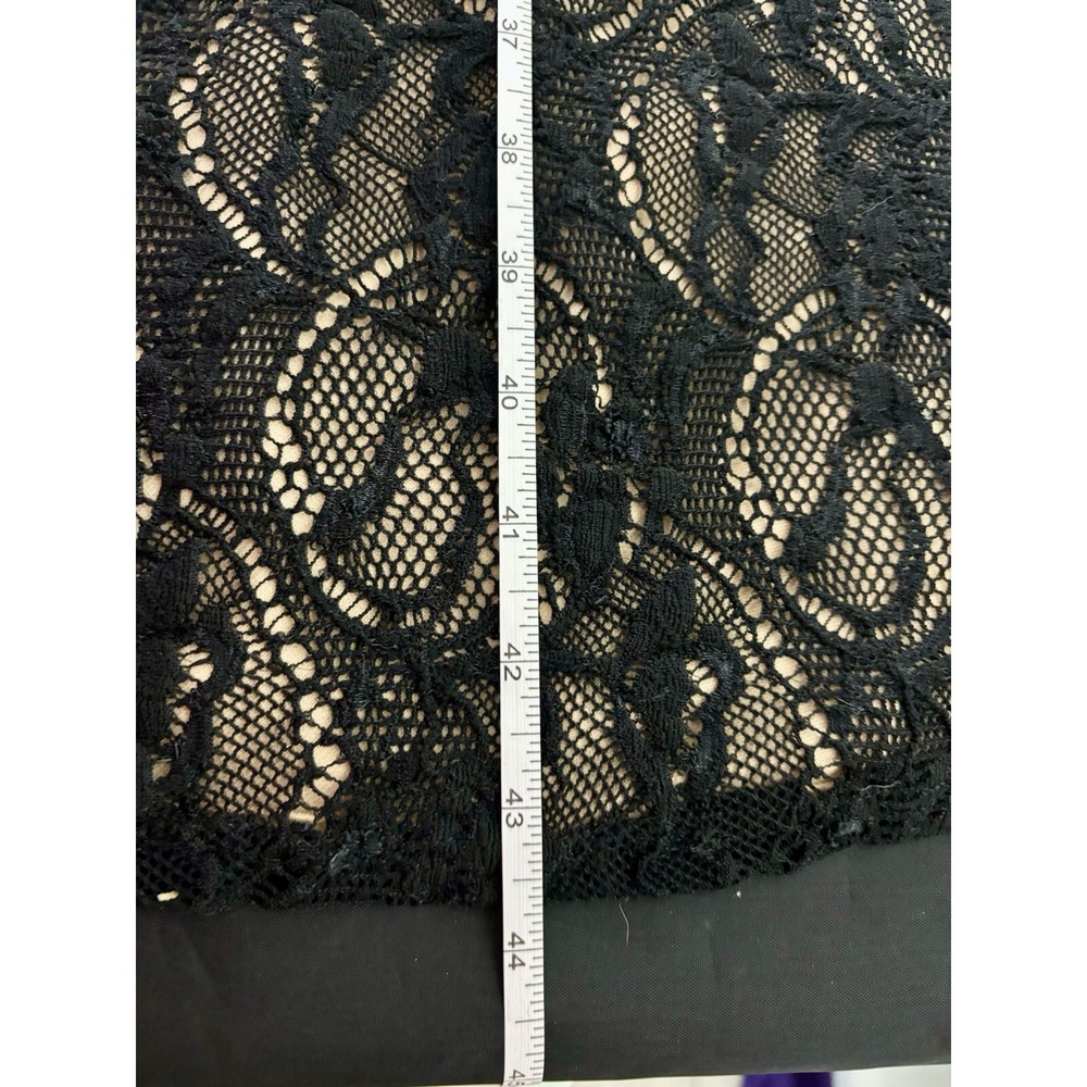 VTG Karen Alexander Boston Proper Black Lace Cocktail Dress Sz‎ 6 WhimsyGoth Y2K - Picture 14 of 14